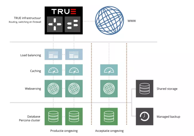 Drupal Hostingplatform van React Online bij True