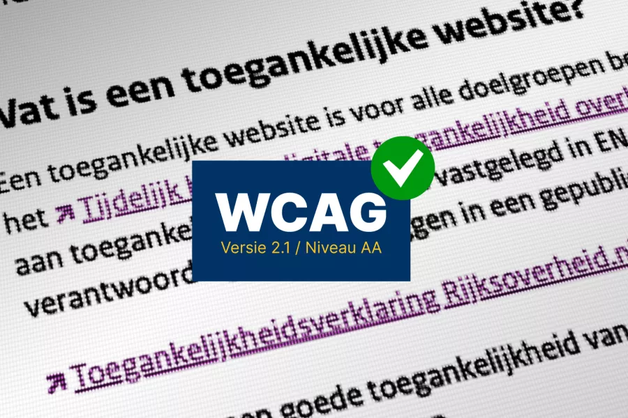 WCAG 2.1 AA check 